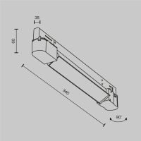 Трековый трехфазный светильник Maytoni Technical Basis TR196-3-10W4K-W(N)