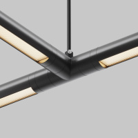 T-образный плоский коннектор с вводом питания Maytoni Shelf CA015TC-P-B