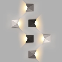 Уличный настенный светодиодный светильник Elektrostandard 1517 Techno LED Batterfly черный