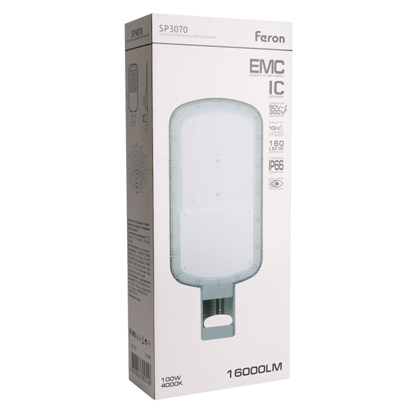 Уличный консольный светильник Feron SP3070 51808
