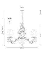 Подвесная люстра Lucia Tucci Fiori Di Rose 108.6