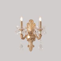 Бра Crystal Lux ELIZABETH AP2 BRASS