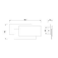 Настенный светильник Mantra Tahiti 8090