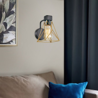 Бра Eurosvet 70107/1 черный/латунь