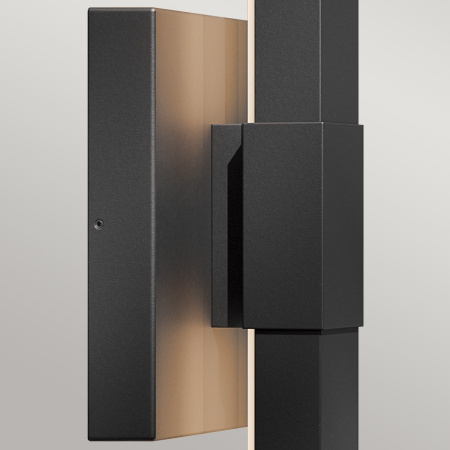 Уличный настенный светильник Kichler KL-NOCAR-L-BK