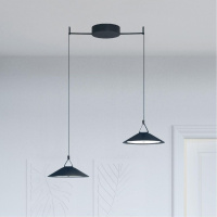 Трековый однофазный светильник Denkirs Belty Flow DK5565-BK