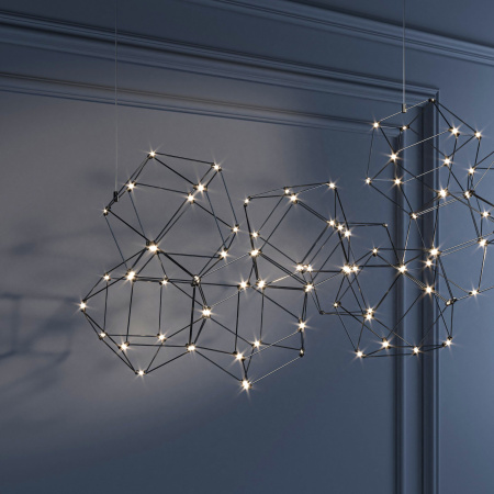 Подвесной светодиодный светильник Eurosvet Uma 90168/14 черный жемчуг