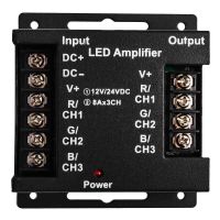 Усилитель RGB Apeyron 12В 288Вт 3 канала*8А 04-04(288)