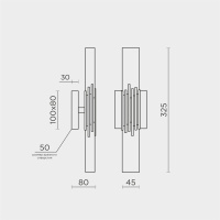 Настенный светильник Modelux ML.88987.01 GD