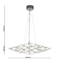 Подвесная люстра Favourite Thinner 4305-8P