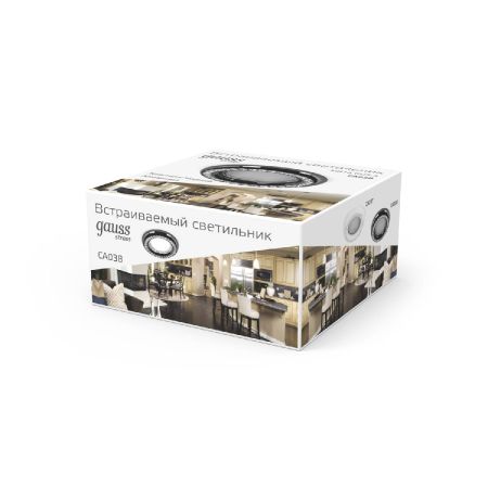 Встраиваемый светильник Gauss Strass CA038