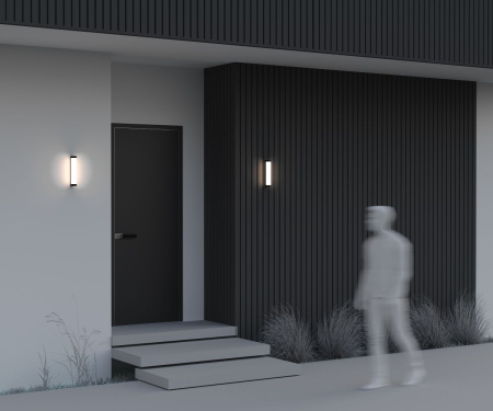 Уличный настенный светильник Maytoni Rounge O482WL-L12B3K