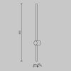 Настенный светильник Maytoni Light stick MOD237WL-L11B3K