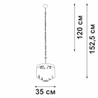 Подвесная люстра Vitaluce V53570-8/7