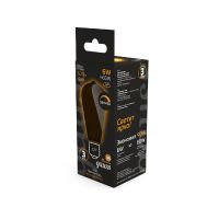 Светодиодная филаментная лампа Gauss Filament E27 6W 2400K 102802006-D