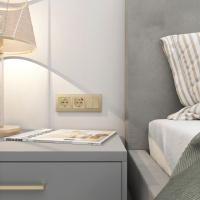 Рамка Werkel Aluminium на 3 поста шампань алюминий W0031711