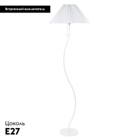 Торшер Arte Lamp Agatha A5069PN-1WH