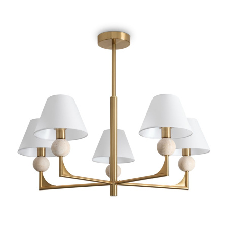 Люстра на штанге Freya Riley FR2043CL-05BS