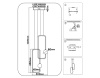 Подвесной светодиодный светильник Ambrella light Comfort LineTech FL66365