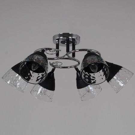 Потолочная люстра Reluce 70139-3.3-06 CR+BK