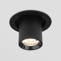 Встраиваемый светодиодный спот Elektrostandard 9917 LED 10W 4200K черный матовый