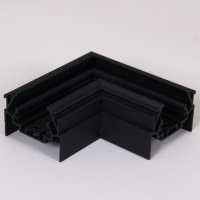 Магнитный шинопровод для натяжных потолков (гарпун) Reluce RL 06301 corner connector BK