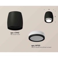 Комплект накладного светильника Ambrella light Techno Spot XS1142040 SBK/FR черный песок/белый матовый (C1142, N7121)
