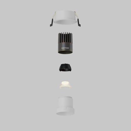 Встраиваемый светильник Maytoni Technical Dip DL116-10W-3K-W