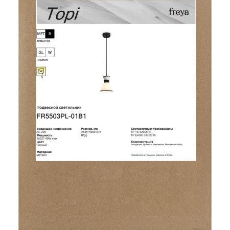 Подвесной светильник Freya Topi FR5503PL-01B1