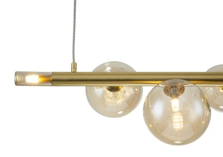 Подвесная люстра Indigo Canto 11026/8PL Gold V000247