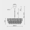 Подвесная люстра Modelux premium ML.6986.600P GD
