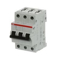 Автоматический выключатель ABB S203 3-полюсный C10 6кА