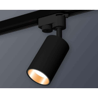 Комплект трекового светильника Ambrella light Track System XT6323023 SBK/PYG черный песок/золото желтое полированное (A2521, C6323, N6113)