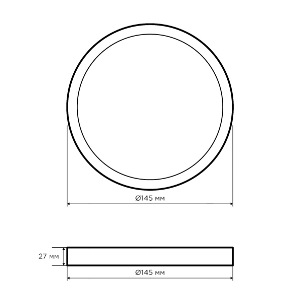Накладная светодиодная панель Apeyron 06-63