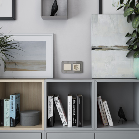 Рамка Werkel Elite на 2 поста дымчатый W0022417