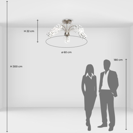 Потолочная люстра De Markt Олимпия 261019505