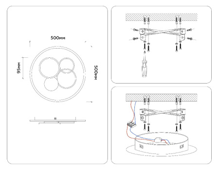 Потолочная люстра Ambrella Light LineTech FL4802