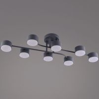 Потолочная люстра Reluce 03722-0.3-08 GREY GX53