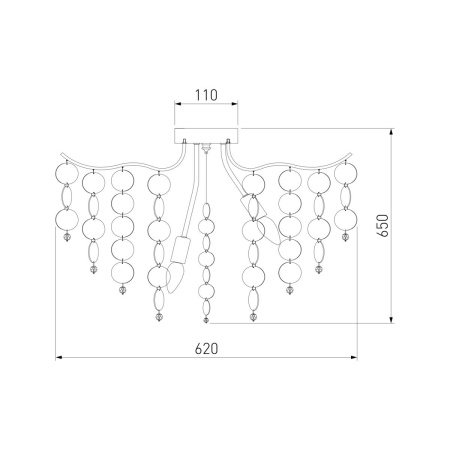 Потолочная люстра Bogates Bolla 334/9 Smart (319/9)