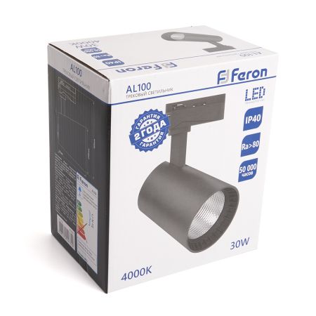Трековый светильник Feron AL100 41608
