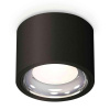 Комплект накладного светильника Ambrella light Techno Spot XS7511011 SBK/PSL черный песок/серебро полированное (C7511, N7023)