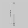 Подвесной светильник Maytoni Focus Led P072PL-L12W4K-BS