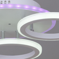 Потолочная люстра Reluce 06319-3.3-03 WH+CR (RGB)