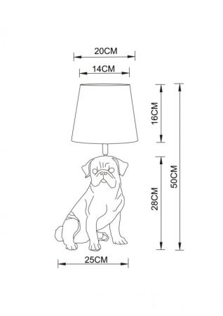 Настольная лампа ARTE Lamp A1512LT-1BK
