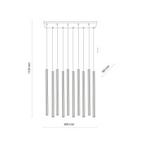 Подвесной светильник TK Lighting 11488 Ferro Sabia a072572