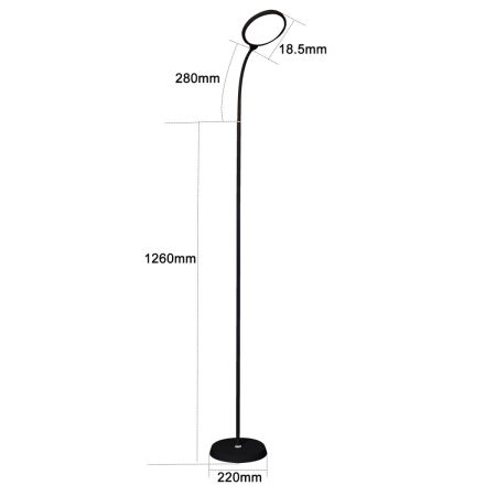 Торшер Reluce 00071-0.7-01 BK