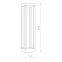 Уличный светодиодный светильник Nowodvorski Structure Led 8145