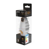 Лампа светодиодная диммируемая Gauss E14 7W 3000K матовая 103101107-D