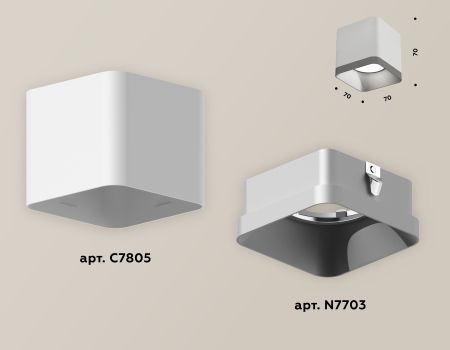 Накладной светильник Ambrella Light Techno XS7805003
