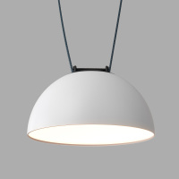 Трековый однофазный светильник Denkirs Belty flow DK5660-WH+BK